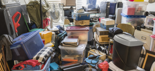 junk in garage