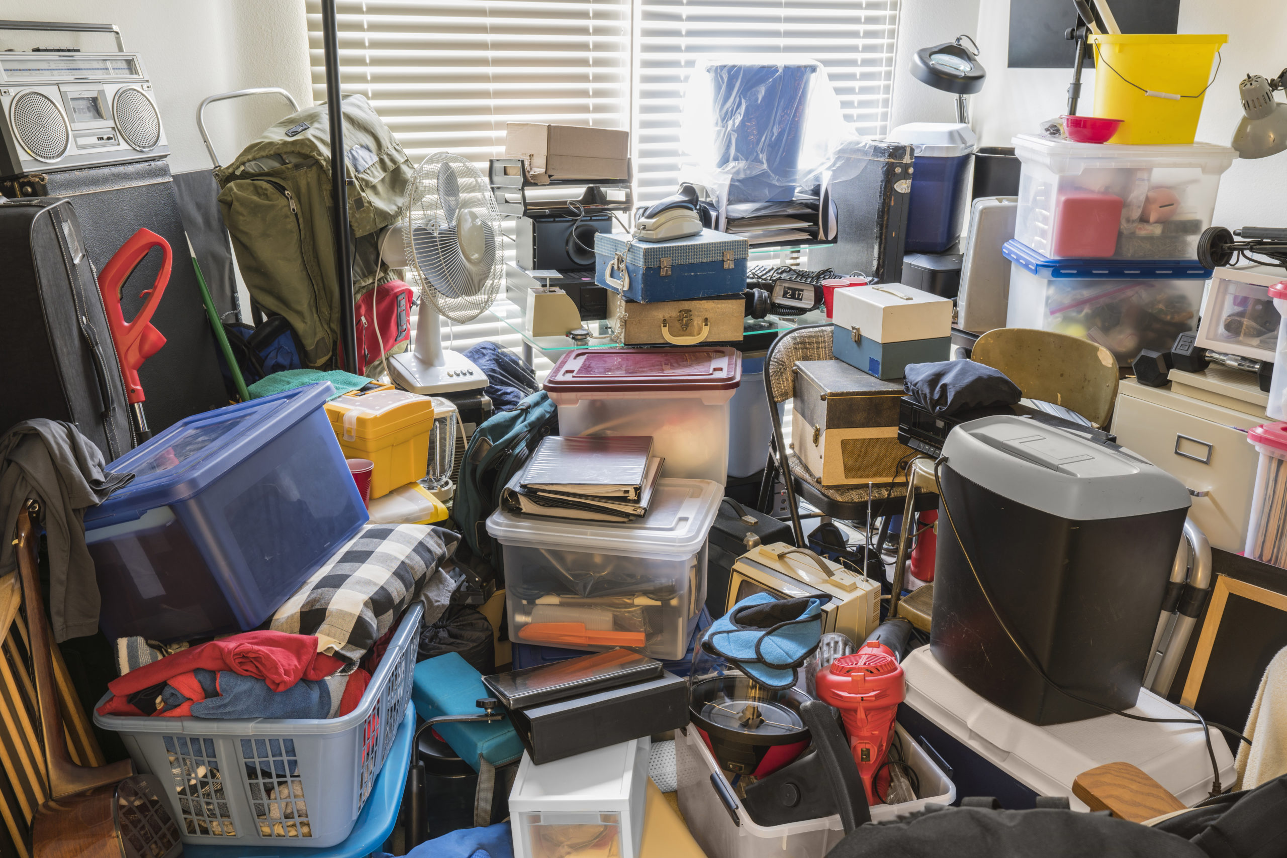 junk in garage